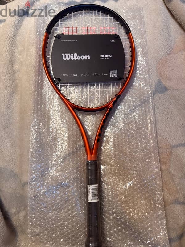 wilson Burn 100 uls v5 graphite مضرب تنس 1