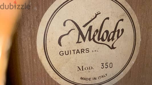 جيتار كلاسيكي نادر - Melody Mod. 350 (صنع في إيطاليا)