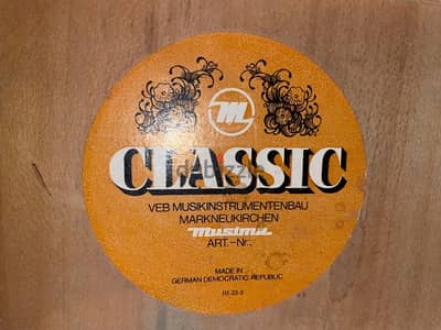 للبيع جيتار كلاسيكي نادر - Musima Classic (ألمانيا الشرقية)