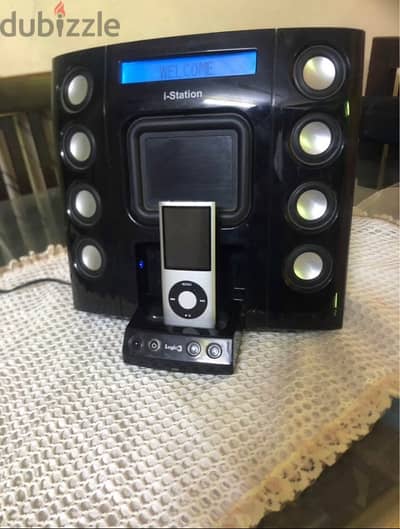 Logic3 i-Station 8 LCD Docking Station and Speaker System for iPod