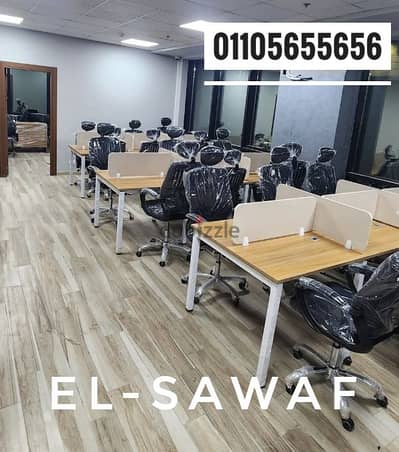 خلية خليه عمل،مكاتب موظفين،بارتشن،ورك ستيشن،وحدات كول سنتر،workstation