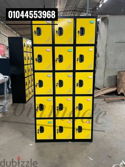 Locker لوكر معدن صاج مطلي اليكتروستاتيك ضد الصدأ متاح معاينه مجانيه