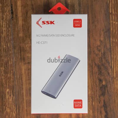 SSK الومنيوم M. 2 الى USB (تشغيل الهارد m. 2 ك usb external)