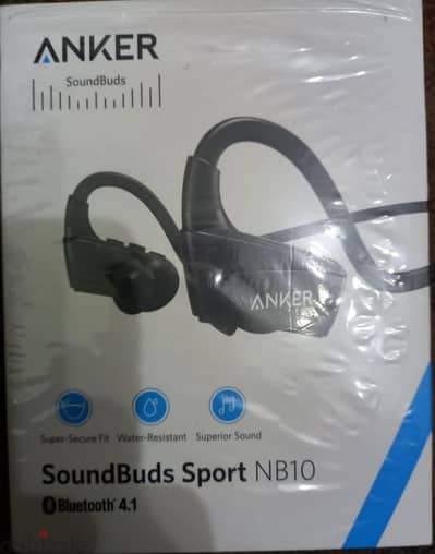 (سماعة سبورت انكر لون اسود ) anker soundbuds sport NB10