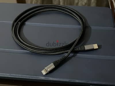 iphone cable usb-c to lightning braided