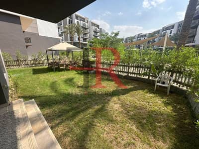 Ground floor apartment with private garden for rent in cairo festival New cairo