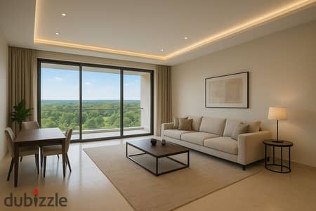 فرصة شقة لقطة 3غرف جاهزة للمعاينة view لاندسكيب في افضل وارقى موقع في المستقبل للبيع بسعر لقطة وبمقدم 10%