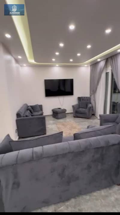 Furnished apartment for rent, area of 155m, hotel-style finishes in Rehab, New Cairo settlement.