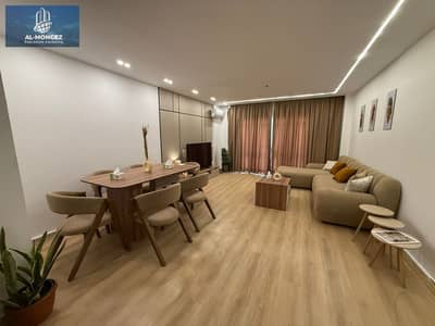 A furnished apartment is available for rent in Rehab City, First Residence, with an area of 145 square meters in the most upscale part of Rehab.