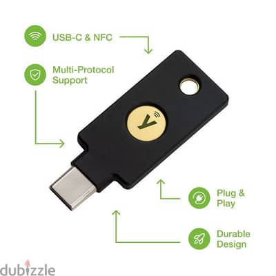 YubiKey 5C NFC - Two-factor authentication (2FA)
