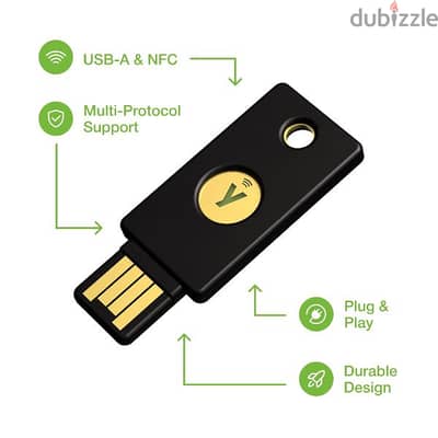 YubiKey 5C NFC - Two-factor authentication (2FA)