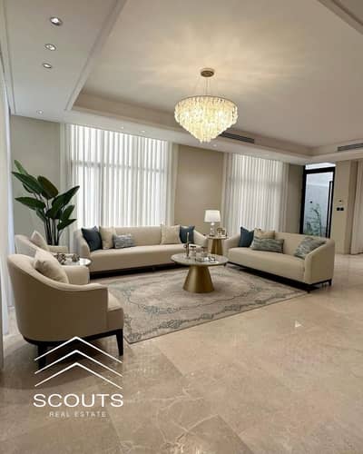 pay half the price in installments over the longest period Ready to view apartment for sale with lagoon and garden view in Madinaty near El Rehab