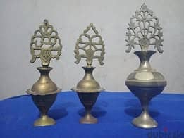 3 مكاحل نحاس أنتيكه