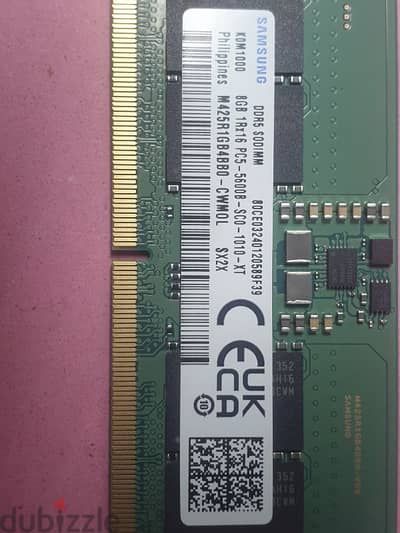 ram 8gb ddr5 5600 summsung