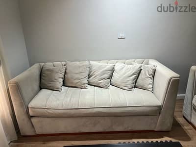انتريه / صالون مودرن بقماش اسبانى من نجيب سليم