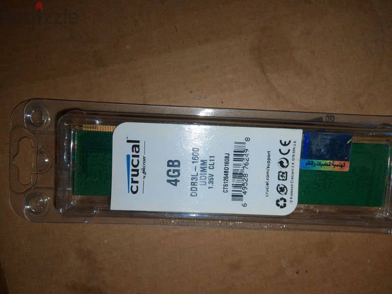 رام 4 جيجا  DDR 3 1