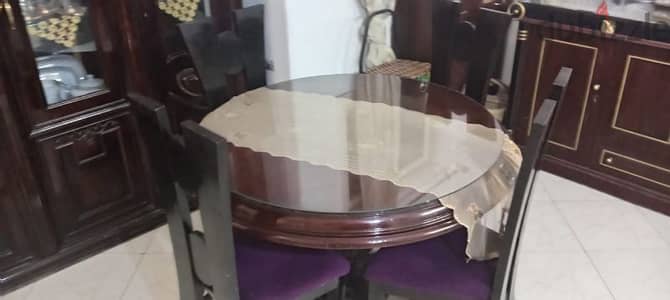 ترابيزه سفره واربع كراسي للبيع