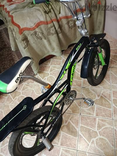 عجلة ناجر bmx lekan مستعمله جديد فرامل بل خلف والإمام