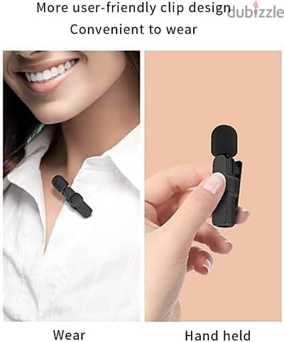 Wireless microphone Noise Cancellation Andriod/iPhone ميكروفون وايرلس