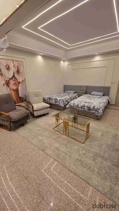 Furnished studio apartment for rent, first occupancy – hotel-style furnishings – Nasr City