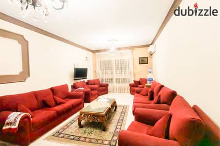 Furnished apartment for rent in Roshdy 125 m.