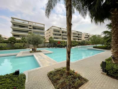 شقة للبيع متشطبة في كمبوند ليك فيو بالتكييفات  موقع مميز 2 نوم   144 متر Compound Lake View Residence