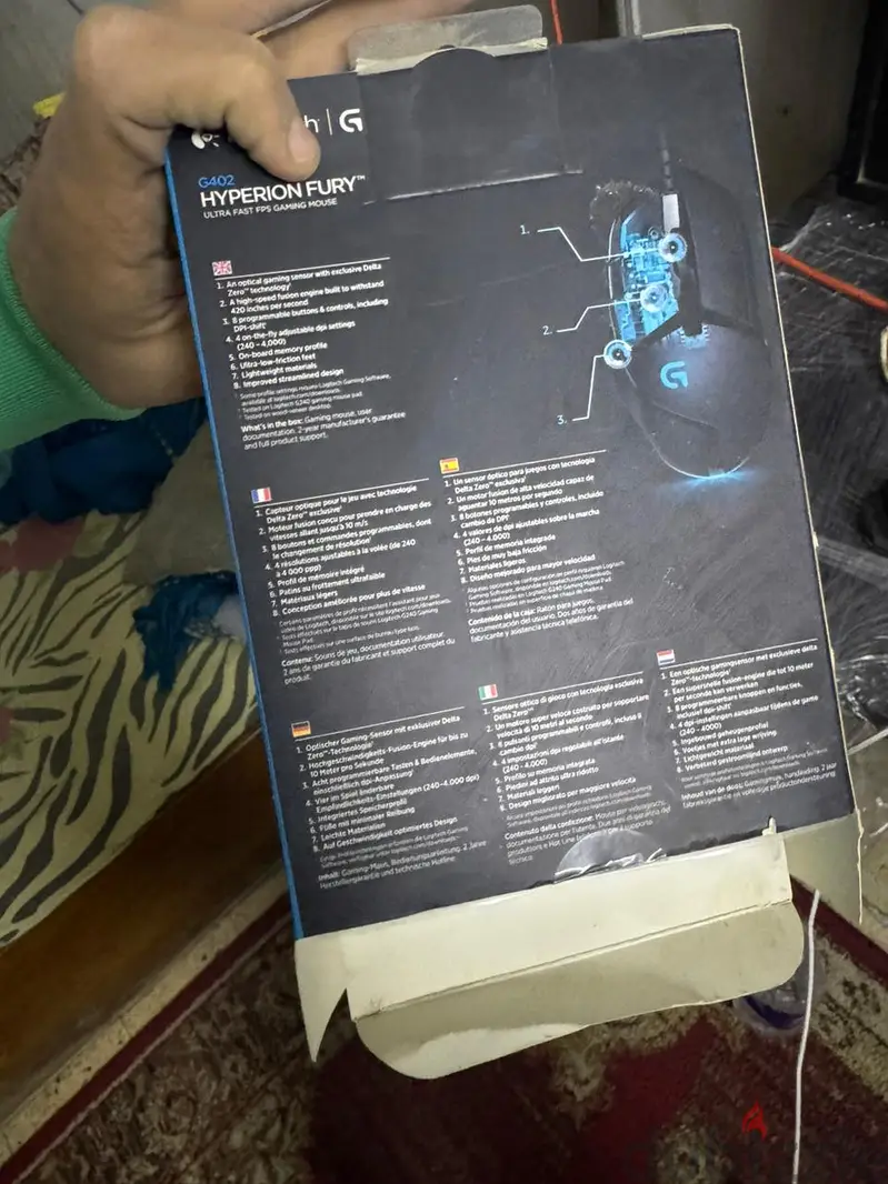 Mouse Logitech 402 con caja65056595641986123