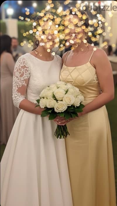 golden night dress