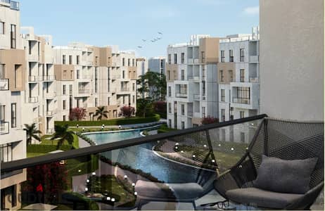 شقة للبيع في كمبوند طبيعة بمقدم 10 % و اقساط على 10 سنين ( خصم يصل الى 25 % ) بمساحة 62 فدان