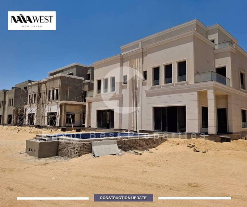 7 Bedrooms 520 sq.M Villa for sale 37,000,000 EGP in Naia West Compound, Sheikh Zayed