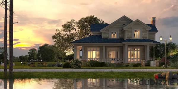 Lowest price, spacious iVilla Garden, delivery in 2027, prime location on the master plan, River Park phase mountain view aliva