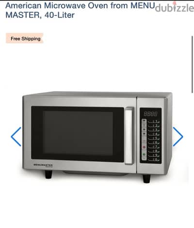 للبيع ميكروويف تجاري MENU MASTER أمريكي أصلي  ميكروويف تجاري