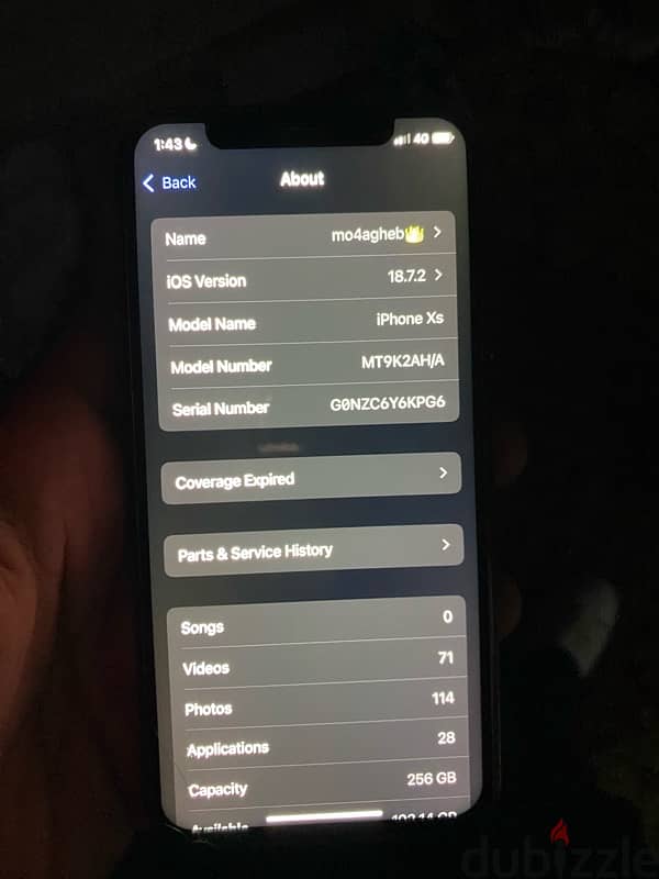 iPhone xs 1