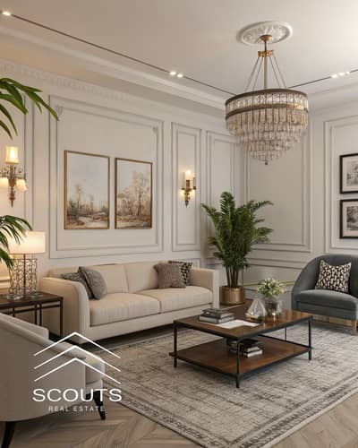 Ready to move apartment for sale 170 fully finished in Bloomfields on the largest landscape minutes from Madinaty & AUC
