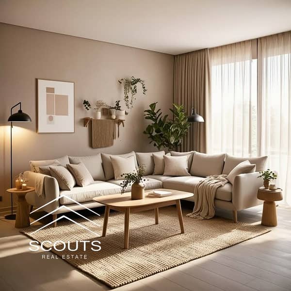 Apartment for sale 3 rooms ground floor with a garden in Hyde Park fully finished in the Fifth Settlement next to Mivida