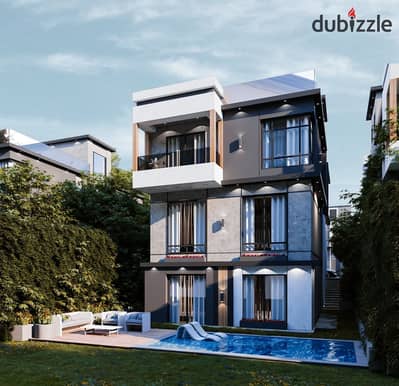 At an attractive price and with a down payment of only 5%, seize the opportunity for an independent villa with a spacious garden and a swimming pool for sale in the finest compound villas in Zayed