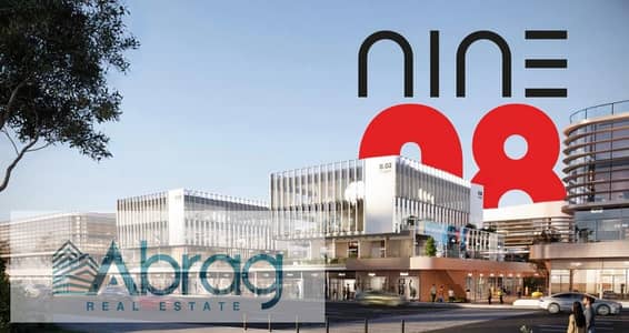 Office for sale, 44 sq m, installments, 28,000 EGP down payment, on Dahshur Link Road, Sheikh Zayed, Entrance 3