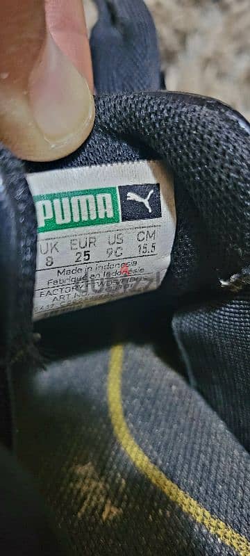 puma size 25 3