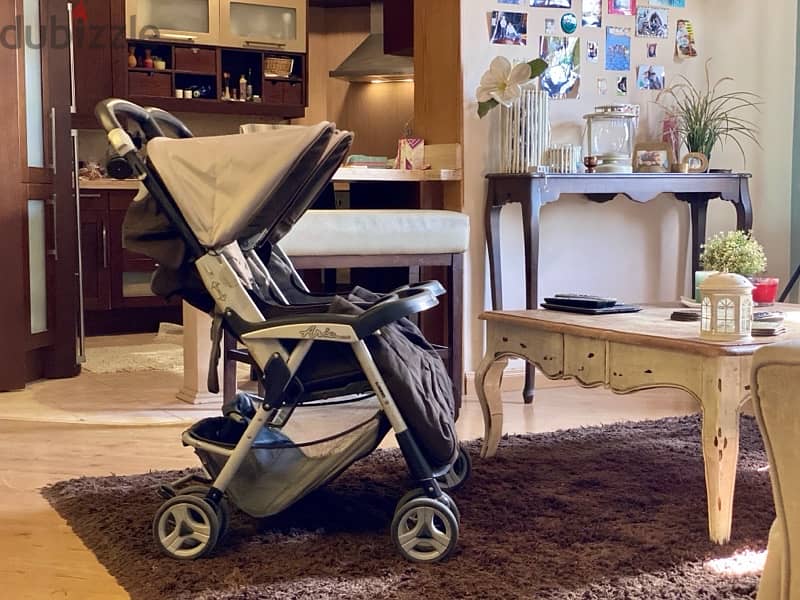 Peg-Pérego Aria Twin Double Stroller. 1