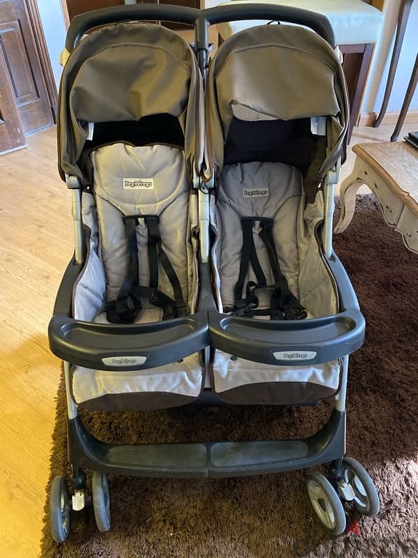 Peg-Pérego Aria Twin Double Stroller. 10