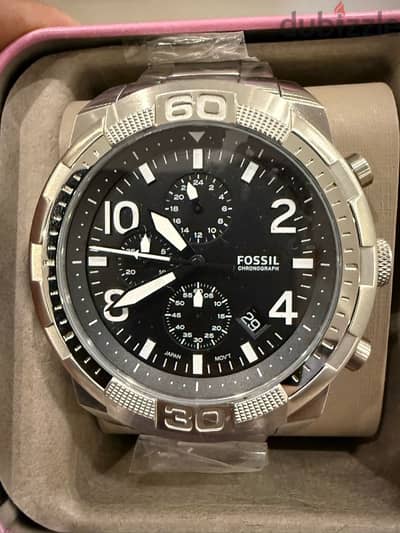 Fossil watch for men, new with original packaging