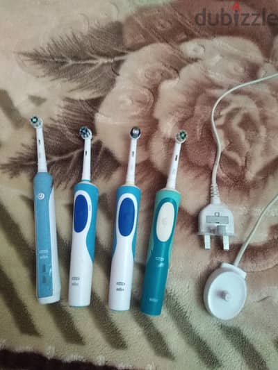 5 فرشاة اسنان براون كهرباء اصلية