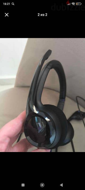 Logitech headset like new 1