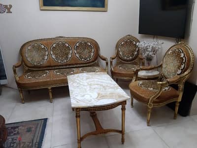 ميني صالون مدهب ايبسون فرنساوي