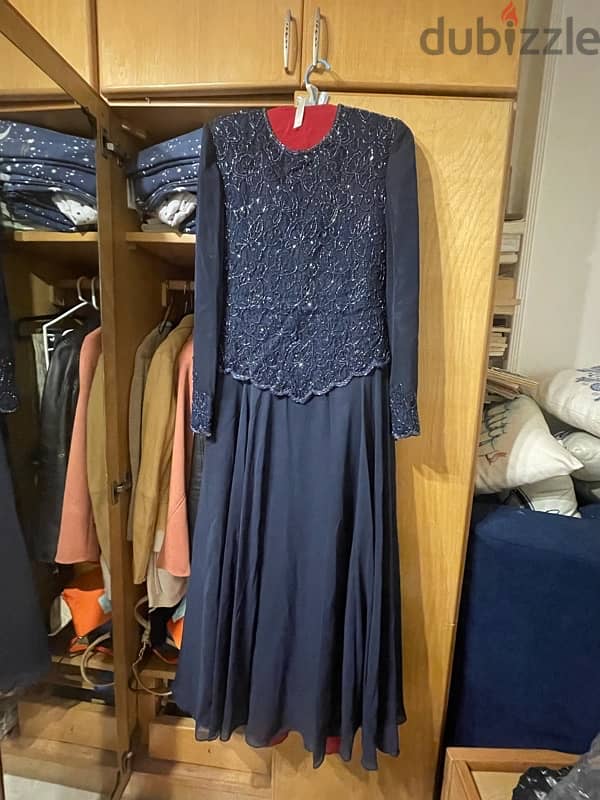dark blue dress 2