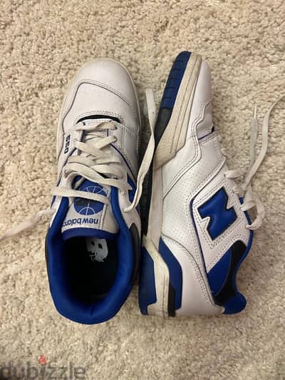 New balance 550 white blue