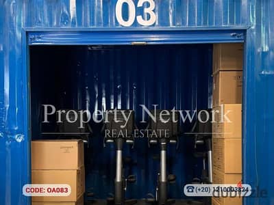 Fully Finished Storage Area 15 m³  for Rent – Obour, Arab Engineers Association