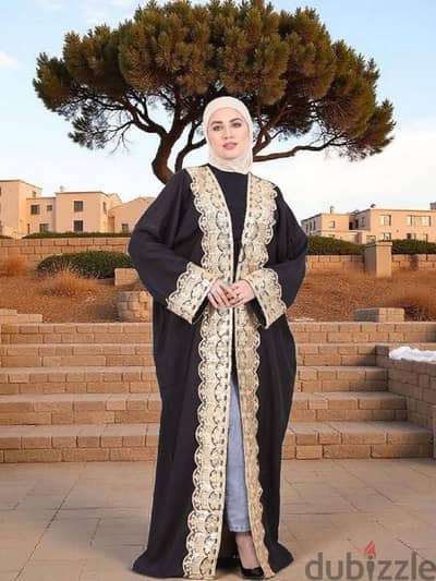 كارديجان كريب سعودي تطريز لامع