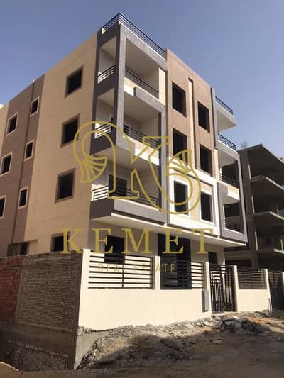 180 sqm distinctive apartment in New Nargis, double view, garden and a second street number from Katameya Cribs, facilities over 3 years