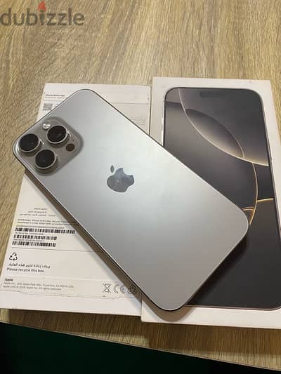 Iphone 16 Pro max 256